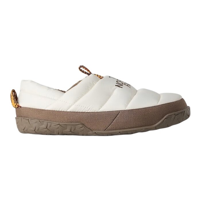 The North Face W' Nuptse Mule - White Dune/ Mocha Brown