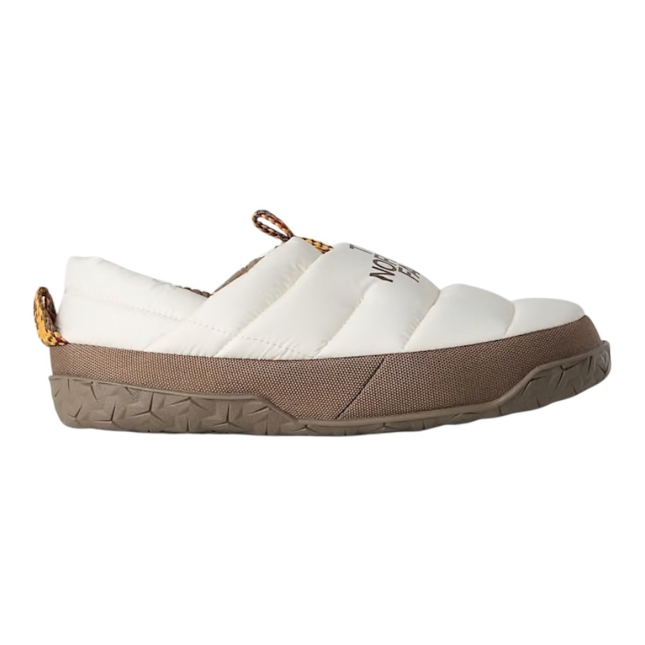 The North Face W' Nuptse Mule - White Dune/ Mocha Brown