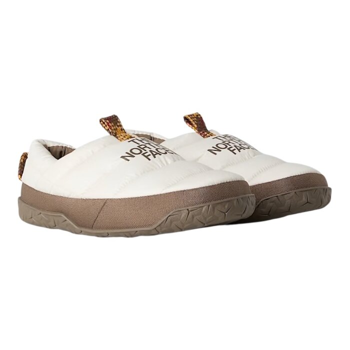 The North Face W' Nuptse Mule - White Dune/ Mocha Brown