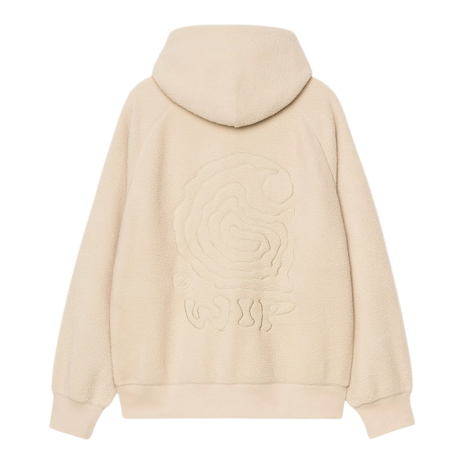 Carhartt WIP Hooded Helix Sweat - Fleur De Sel/Wall
