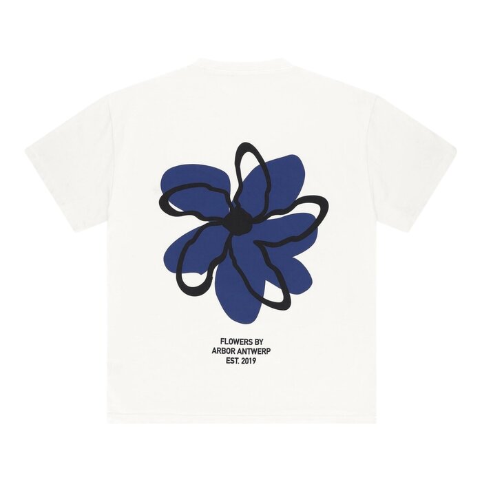 Arbor Antwerp Blue Floral Shirt - White