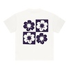 Purple Flower Shirt - White