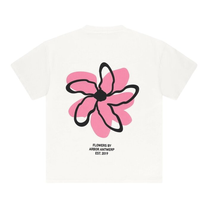 Arbor Antwerp Pink Floral Shirt - White