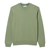 Sweatshirt Molleton Col Rond - Vert Thyme