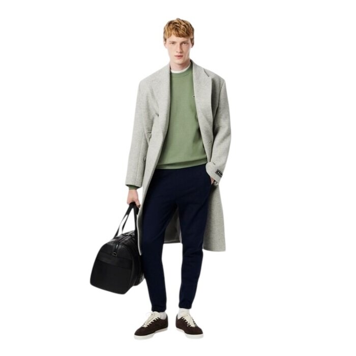 Lacoste Sweatshirt Molleton Col Rond - Vert Thyme