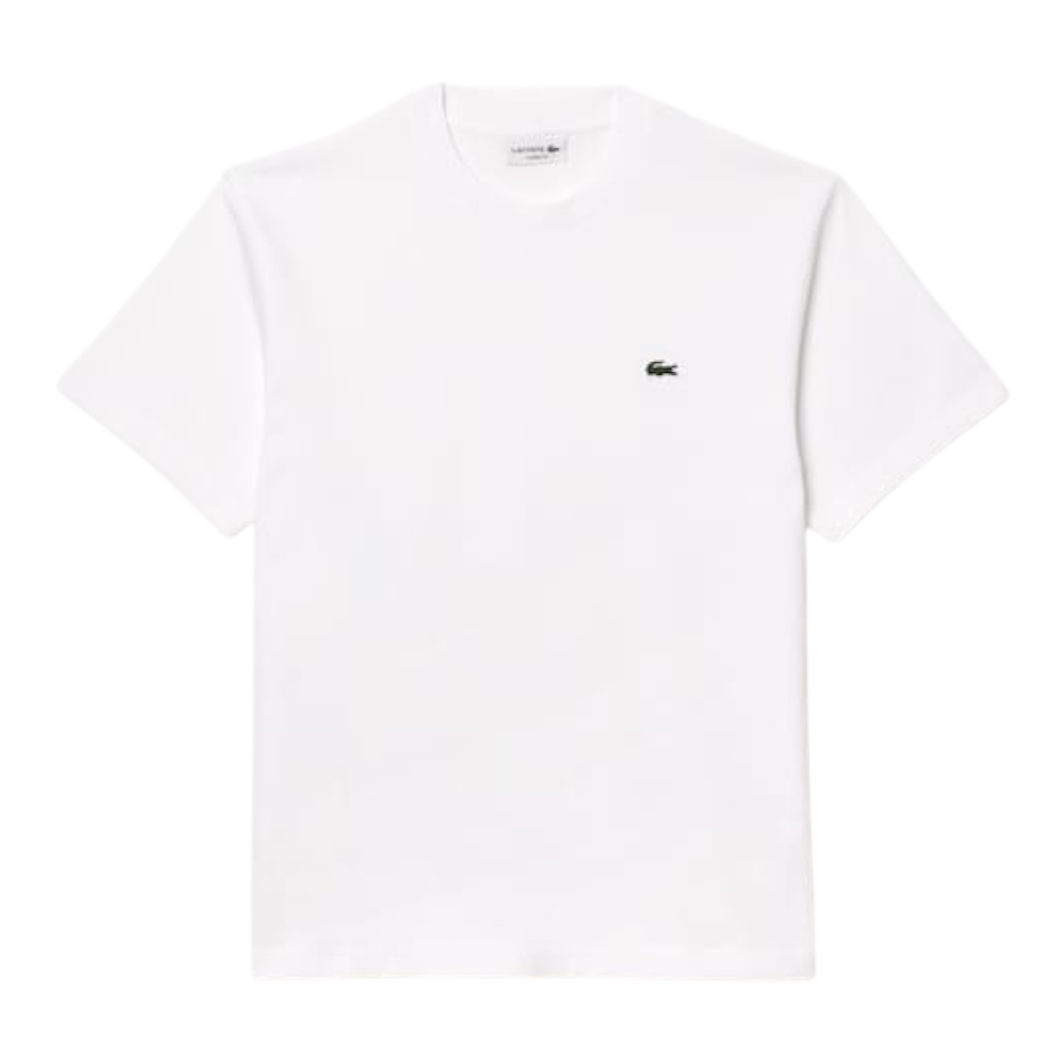 Lacoste T-shirt coton col rond - Blanc