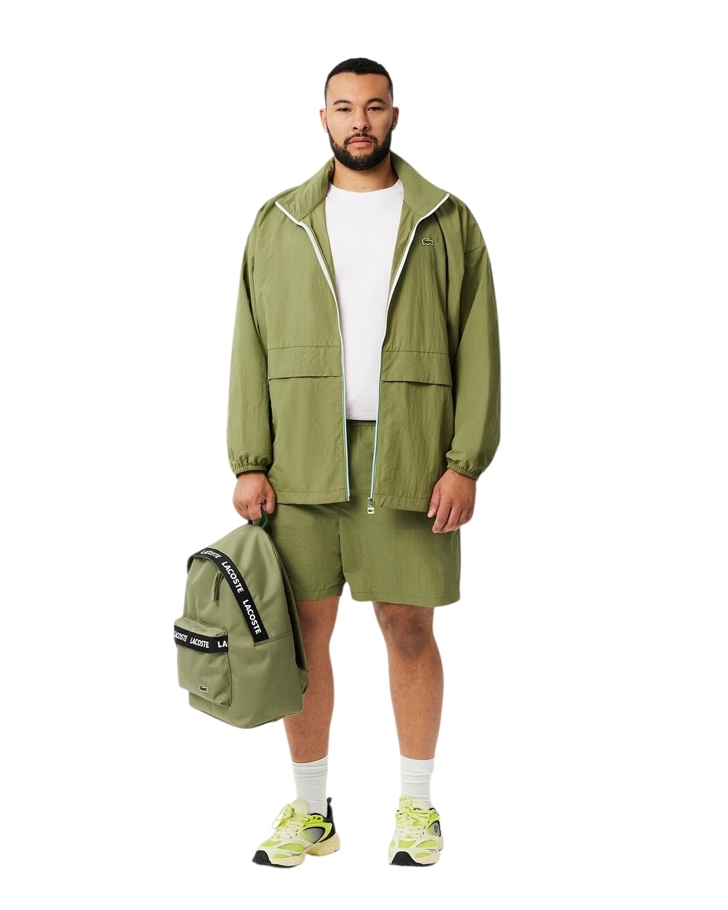 Lacoste T-shirt coton col rond - Blanc