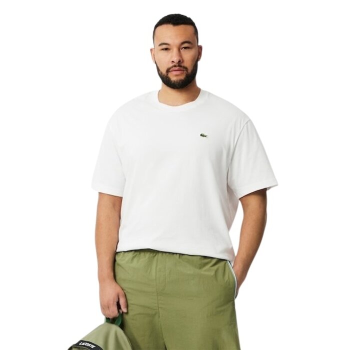 Lacoste T-shirt coton col rond - Blanc