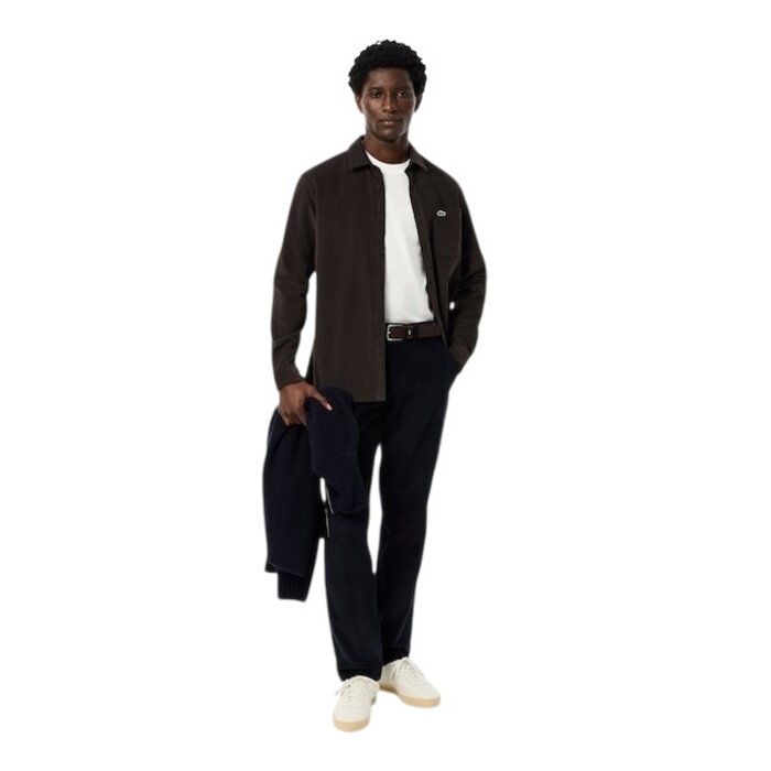 Lacoste T-shirt coton col rond - Blanc