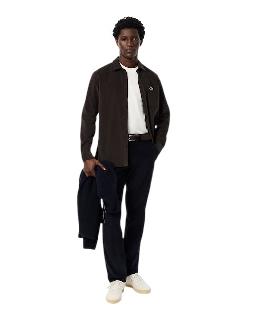 Lacoste T-shirt coton col rond - Blanc