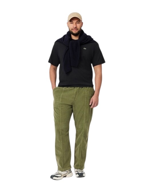 Lacoste T-shirt coton col rond - Noir