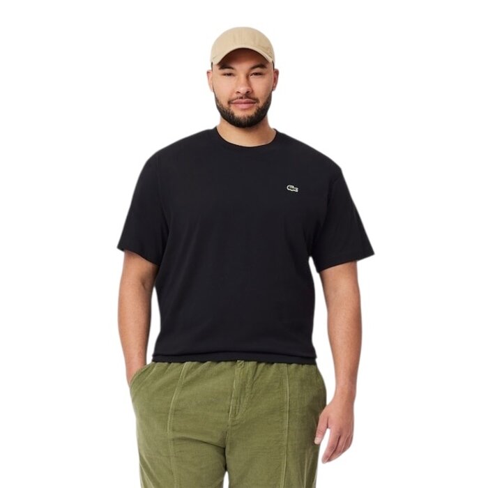 Lacoste T-shirt coton col rond - Noir
