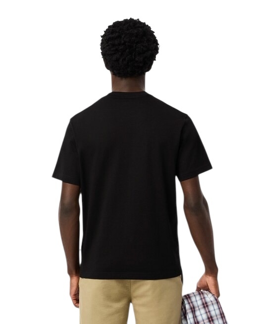 Lacoste T-shirt coton col rond - Noir