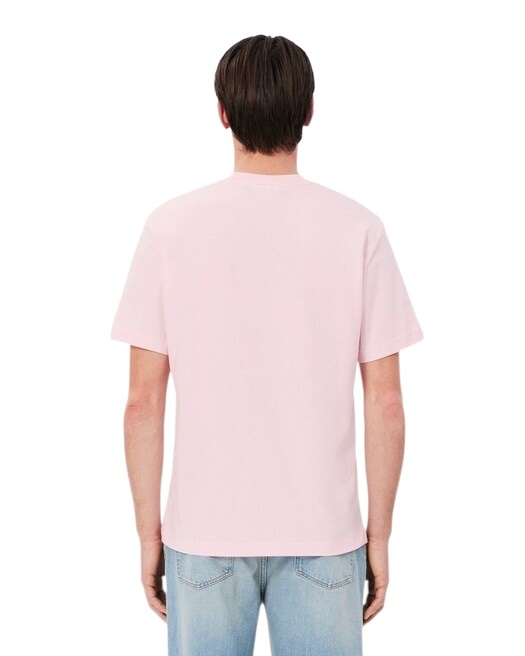 Lacoste T-shirt Coton Col Rond - Rose Pale