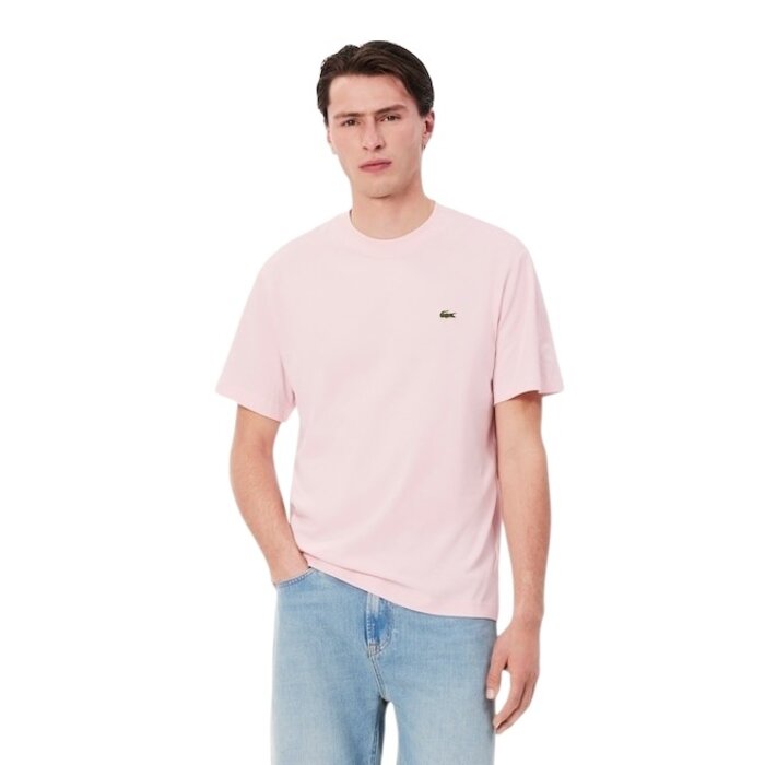 Lacoste T-shirt Coton Col Rond - Rose Pale