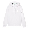 Sweatshirt Zippé Lacoste avec Poche Kangourou - Blanc