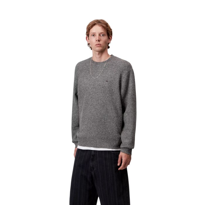 Carhartt WIP Curtis Sweater - Tangled Graphite