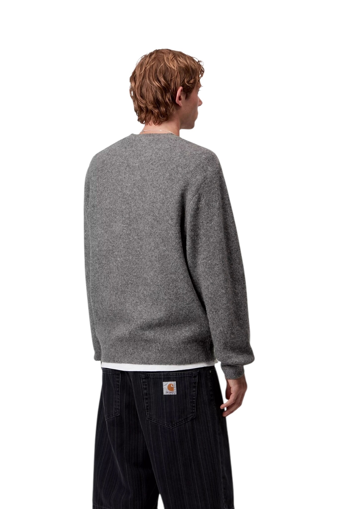 Carhartt WIP Curtis Sweater - Tangled Graphite