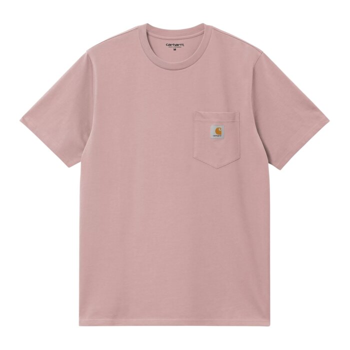 Carhartt WIP S/S Pocket T-Shirt - Glassy Pink
