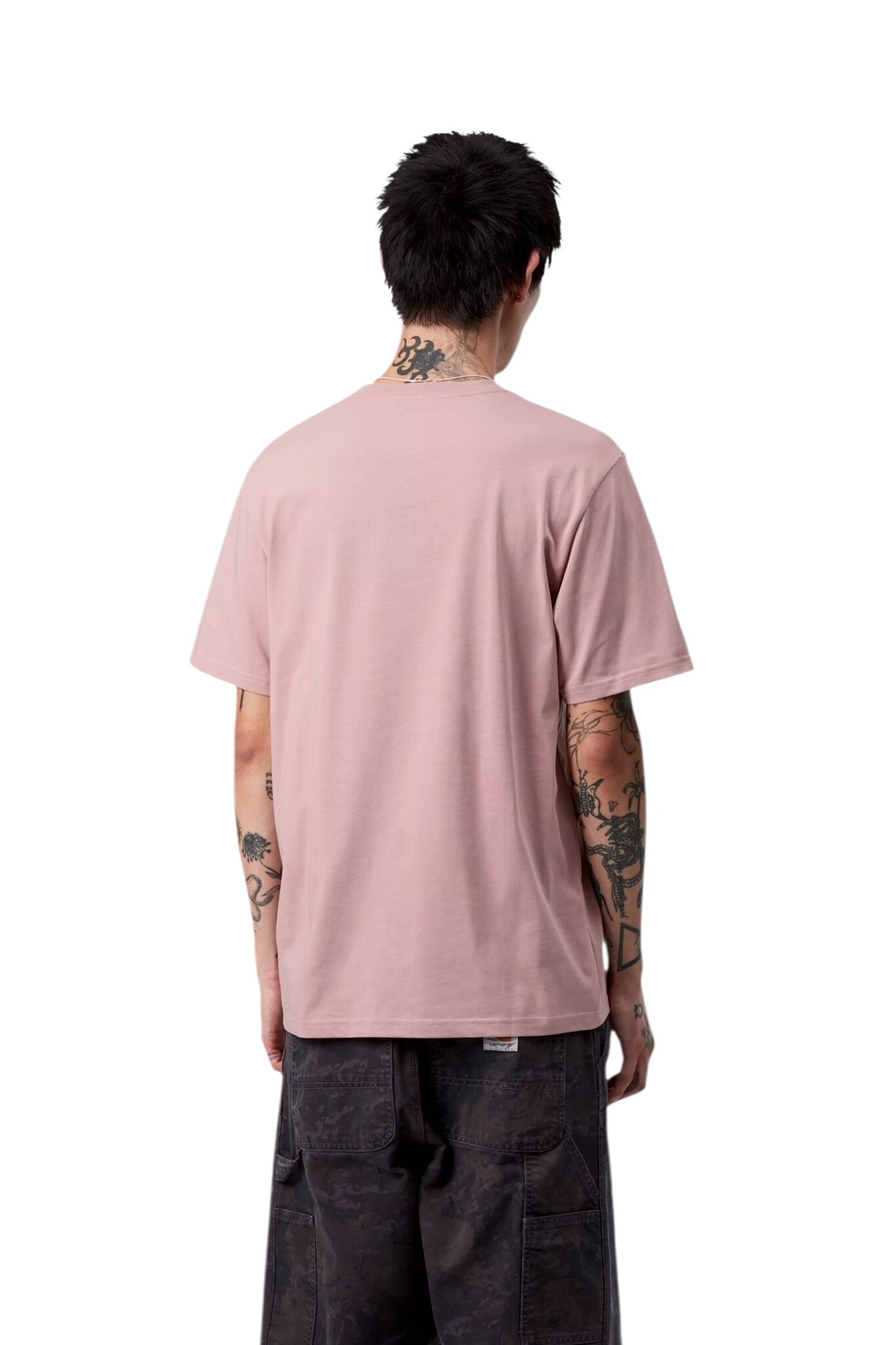 Carhartt WIP S/S Pocket T-Shirt - Glassy Pink