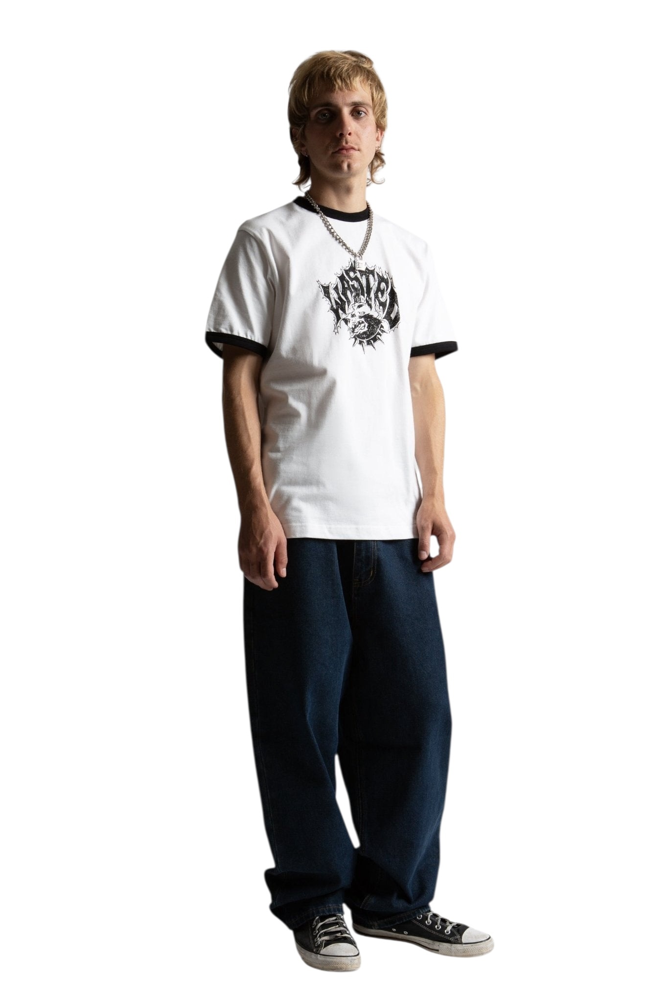 Wasted Paris Signature Casper Pant - Raw Blue