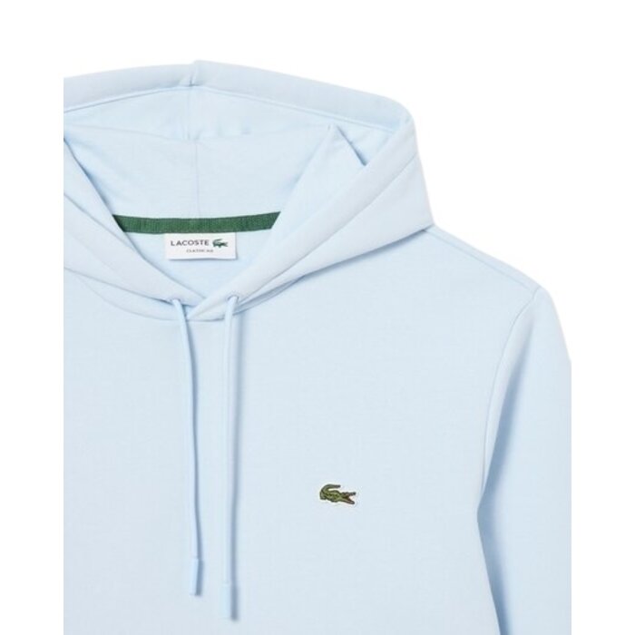 Lacoste Sweatshirt En Coton Biologique - Bleu Clair