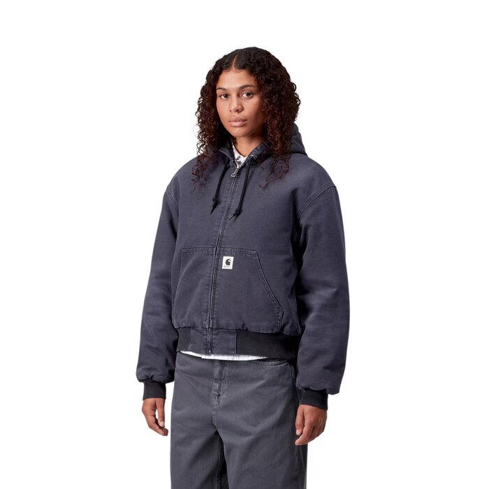 Carhartt WIP W' OG Active Jacket - Dark Navy (Stone Canvas)