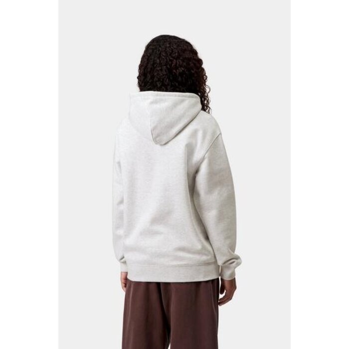 Carhartt WIP W' Hooded Carhartt Sweat - Ash Heather/Citadel