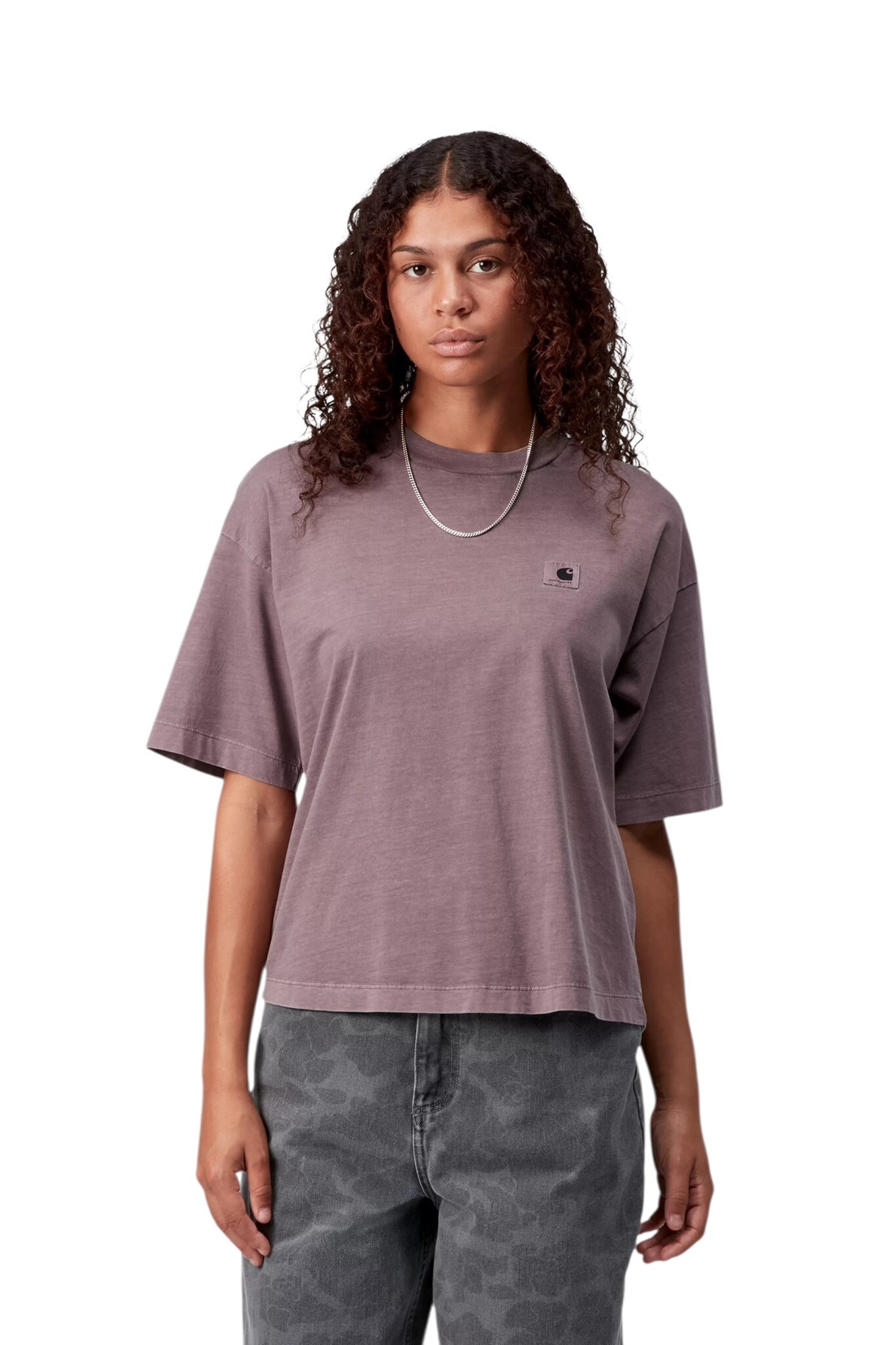 Carhartt WIP W' Nelson T-Shirt - Phlox(Garment Dyed)