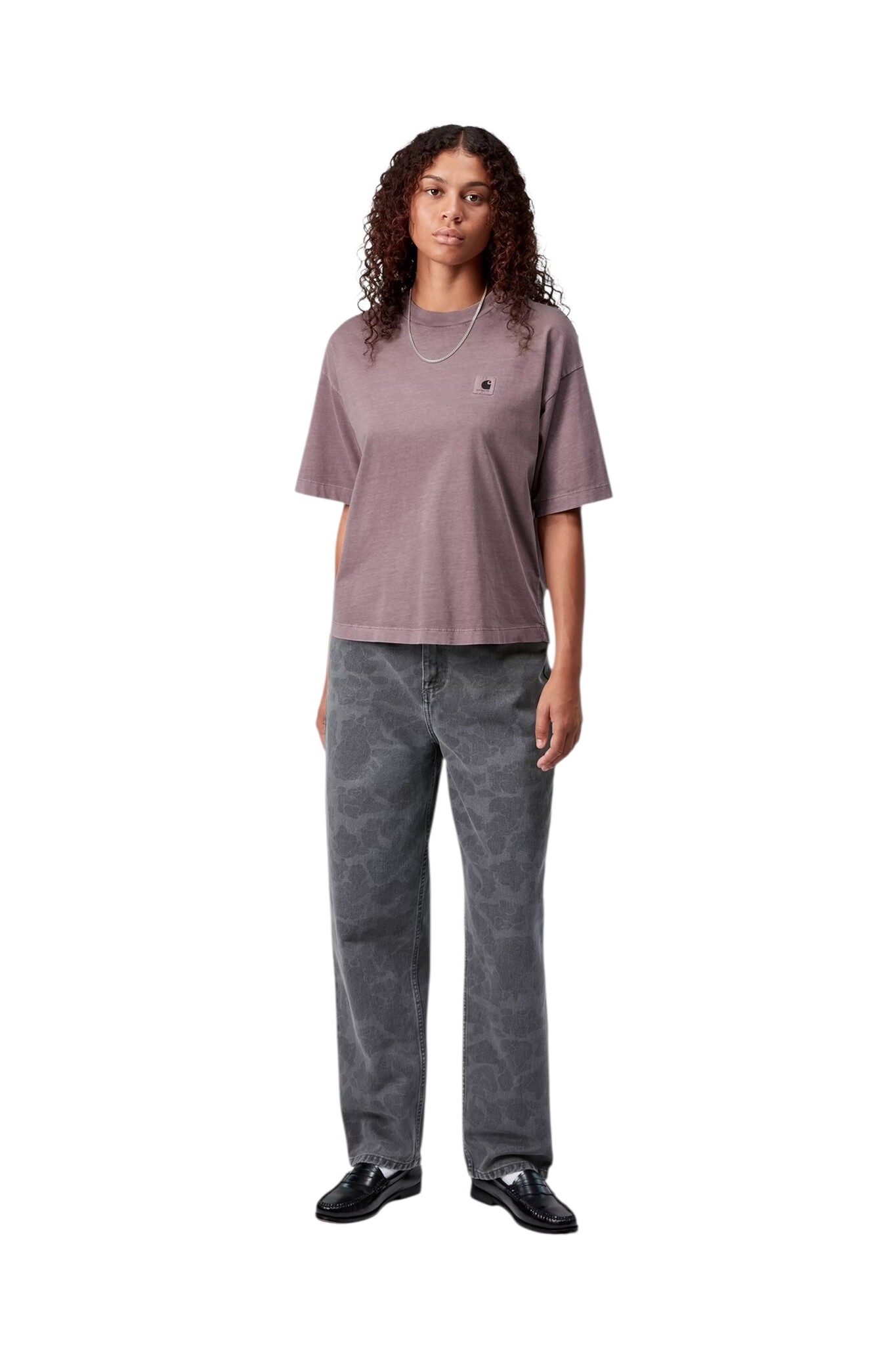 Carhartt WIP W' Nelson T-Shirt - Phlox(Garment Dyed)