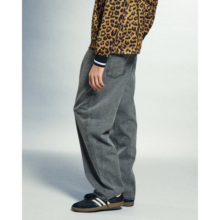 Obey Classic Wrinkle Baggy Denim - Black Wrinkle Wash