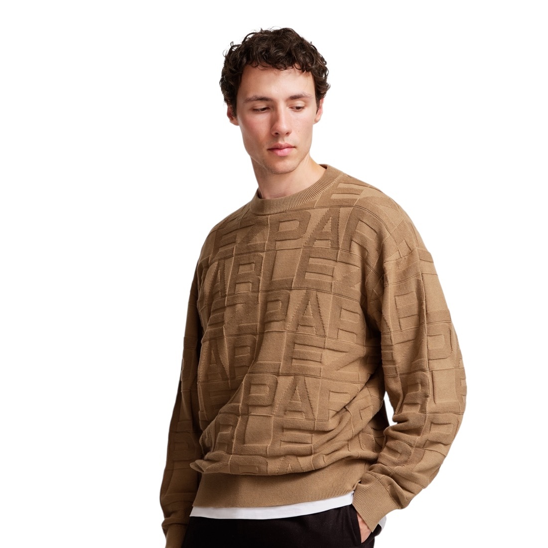 Parlez Block Sweatshirt - Sand