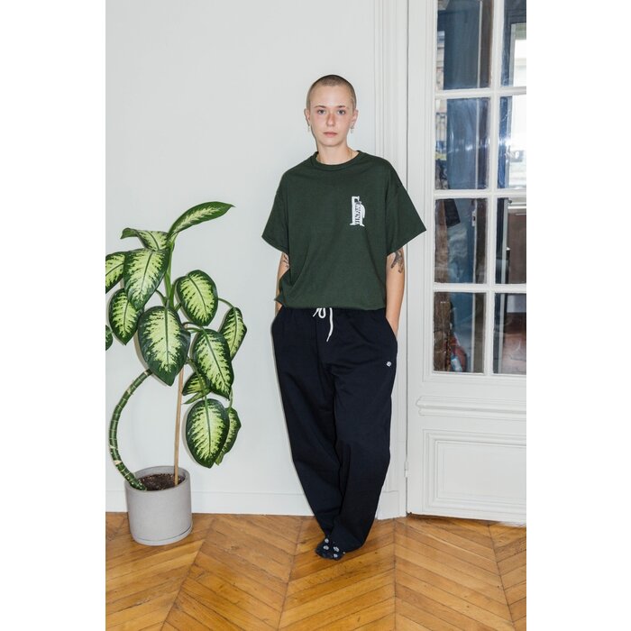 Magenta Slack Pants - Black