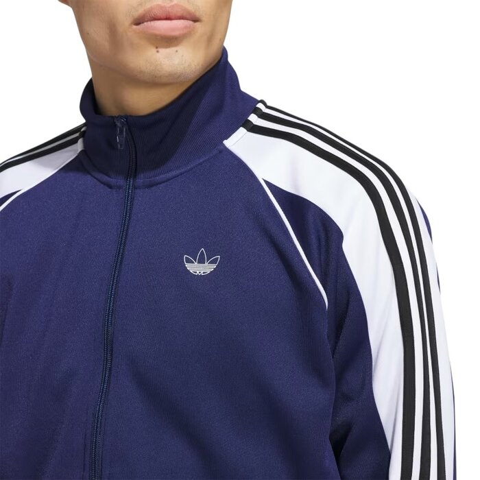Adidas Skateboarding Tyshawn Track Jacket - Dark Blue/White/Black