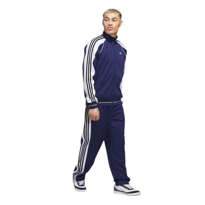 Adidas Skateboarding Tyshawn Track Jacket - Dark Blue/White/Black