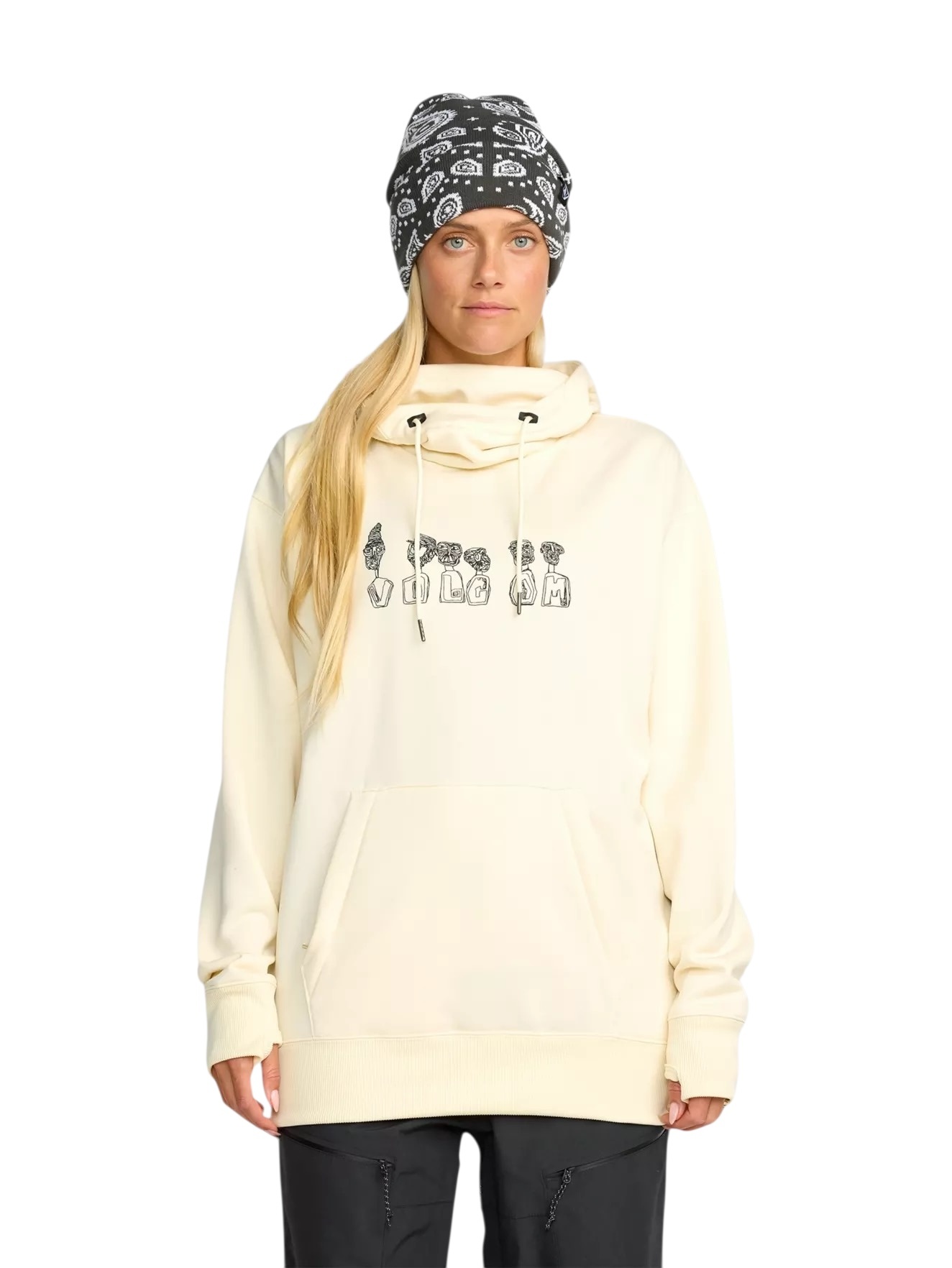 Volcom Riding Hydro Hoodie - Bone
