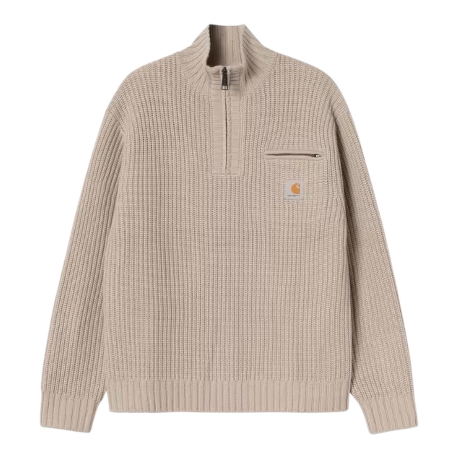 Carhartt WIP Detroit Half Zip Sweater - Fleur De Sel