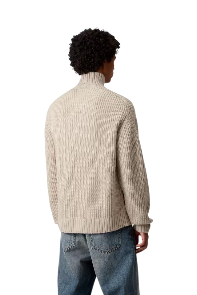 Carhartt WIP Detroit Half Zip Sweater - Fleur De Sel
