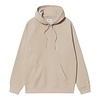 Hooded Chase Sweat - Fleur De Sel/Gold