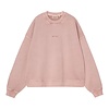 W' Benton Sweat - Glassy Pink (Garment Dyed)