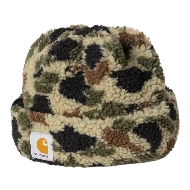 Carhartt WIP Prentis Beanie - Camo Duck Jacquard/Green