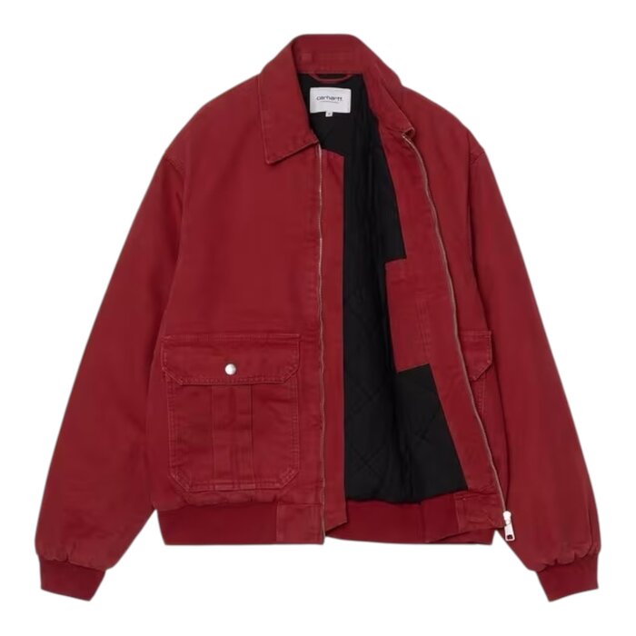 Carhartt WIP Stanton Jacket - Scarlet (Stone Washed)