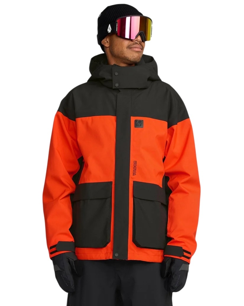 Volcom Kleveland Jacket - Orange Shock