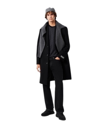 Lacoste T-shirt Jersey Monogramme - Gris Foncé/Noir