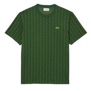 Lacoste T-shirt Jersey Monogramme - Vert