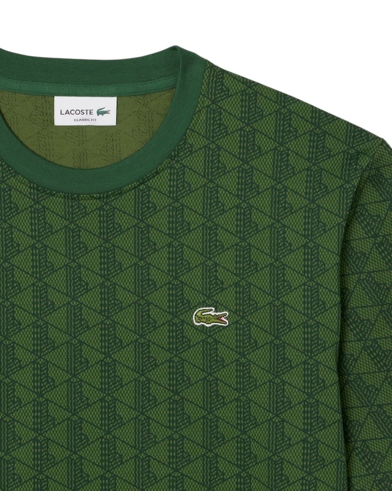 Lacoste T-shirt Jersey Monogramme - Vert