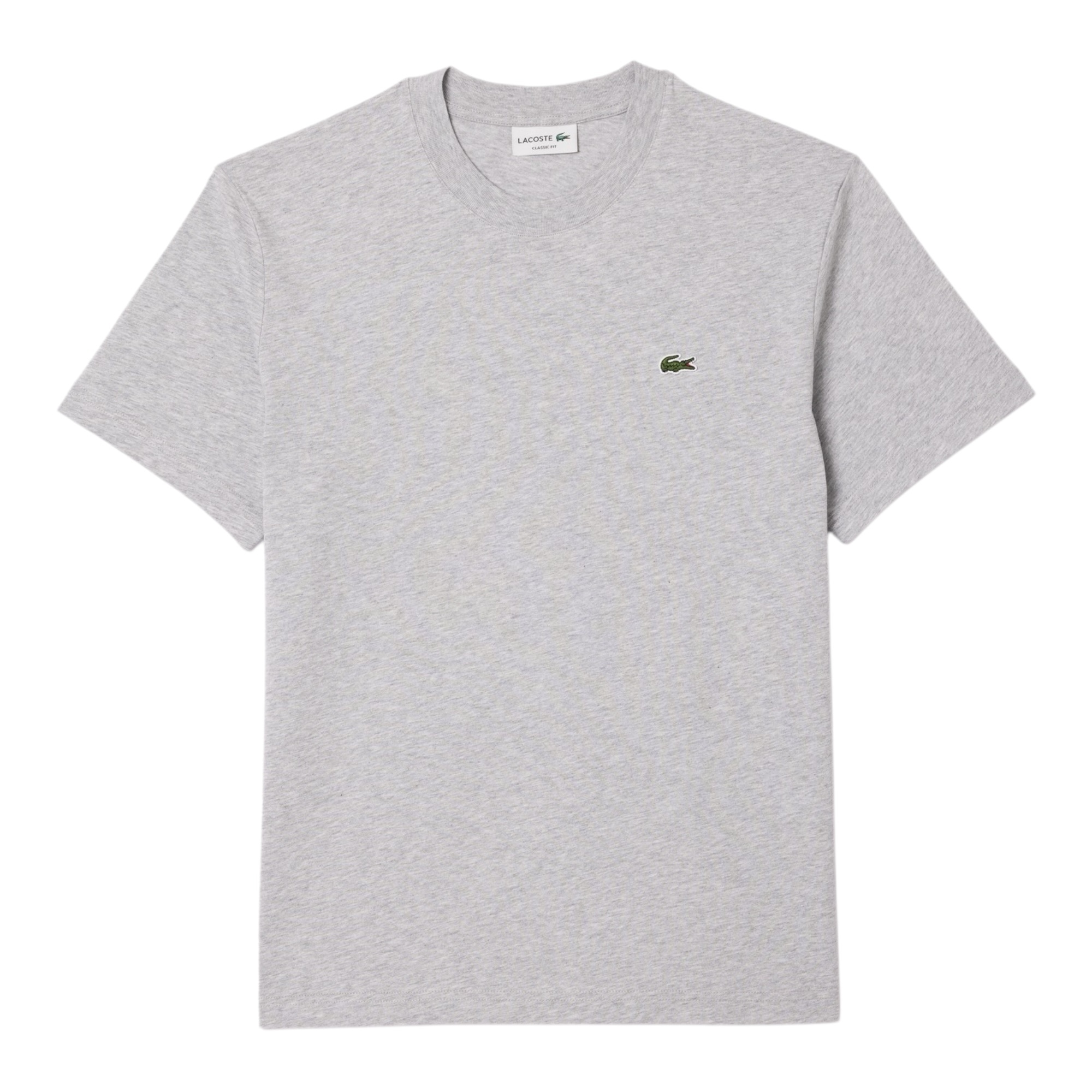 Lacoste T-shirt Coton Col Rond - Gris Chiné CCA
