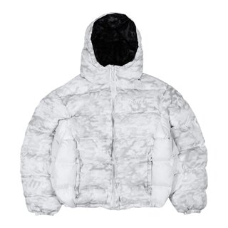 Wasted Paris Digicamo Reversible Puffer Jacket - Camo White/Black