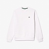 Sweatshirt Molleton Col Rond - Blanc 001