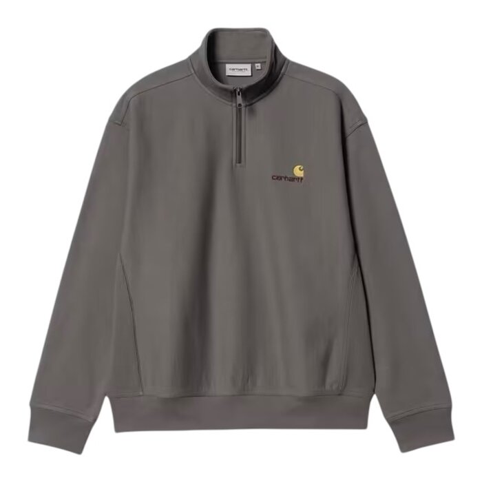 Carhartt WIP Half Zip American Script Sweat - Porphyry